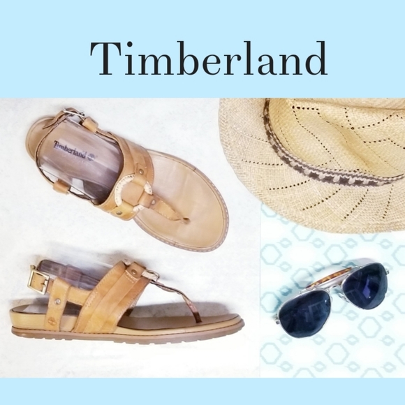 Timberland Shoes - Timberland | Leather T-Strap Slingback Sandals